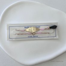 Load image into Gallery viewer, Baby Bracelet 14K
