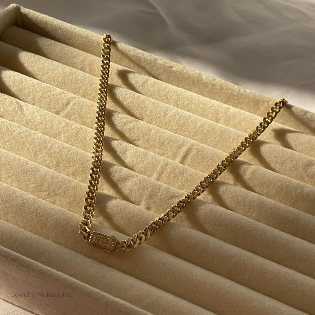 Cuban Chain Solid Gold 14K